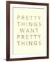 Pretty Words 1-Lola Bryant-Framed Art Print