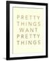 Pretty Words 1-Lola Bryant-Framed Art Print