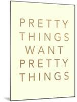 Pretty Words 1-Lola Bryant-Mounted Art Print