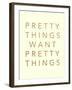 Pretty Words 1-Lola Bryant-Framed Art Print