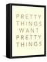 Pretty Words 1-Lola Bryant-Framed Stretched Canvas