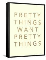 Pretty Words 1-Lola Bryant-Framed Stretched Canvas