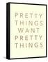 Pretty Words 1-Lola Bryant-Framed Stretched Canvas