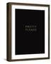 Pretty Words 2-Lola Bryant-Framed Art Print