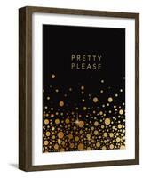 Pretty Words 3-Lola Bryant-Framed Art Print