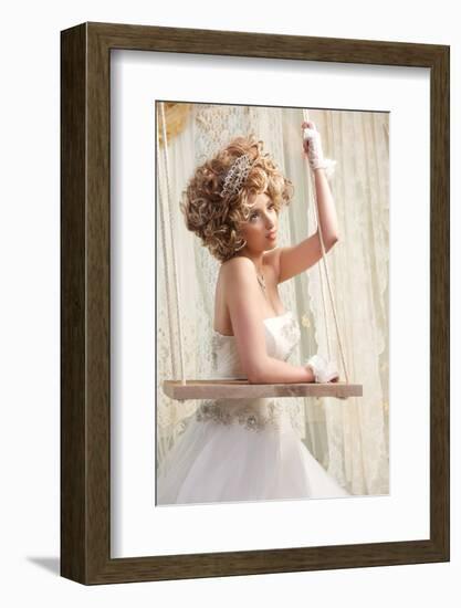 Pretty Young Bride-mimagephotography-Framed Photographic Print