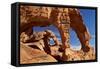 Pretzel Arch, Valley of Fire State Park, Nevada, United States of America, North America-James Hager-Framed Stretched Canvas