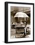 Pretzel Vendor, Duane Street, Manhattan, c.1918-null-Framed Art Print