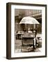 Pretzel Vendor, Duane Street, Manhattan, c.1918-null-Framed Art Print