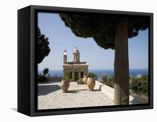 Preveli Monastery, Preveli, Crete, Greek Islands, Greece, Europe-Angelo Cavalli-Framed Stretched Canvas