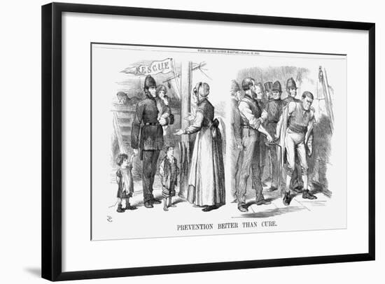 Prevention Better Than Cure, 1869-John Tenniel-Framed Giclee Print