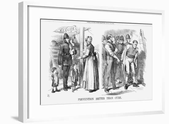 Prevention Better Than Cure, 1869-John Tenniel-Framed Giclee Print