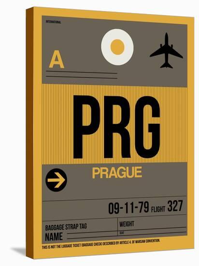 PRG Prague Luggage Tag 1-NaxArt-Stretched Canvas