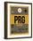 PRG Prague Luggage Tag 1-NaxArt-Framed Art Print