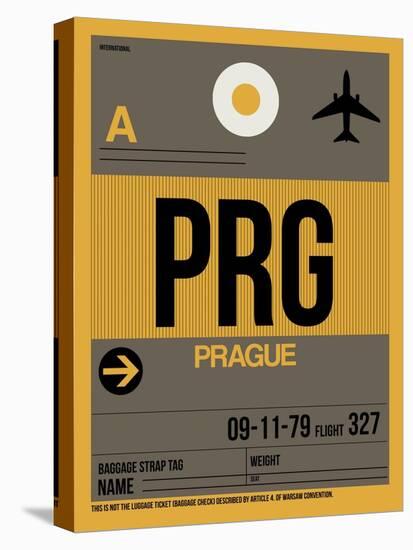 PRG Prague Luggage Tag 1-NaxArt-Stretched Canvas