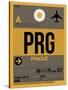 PRG Prague Luggage Tag 1-NaxArt-Stretched Canvas