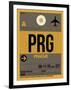 PRG Prague Luggage Tag 1-NaxArt-Framed Art Print