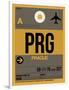 PRG Prague Luggage Tag 1-NaxArt-Framed Art Print