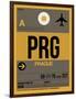 PRG Prague Luggage Tag 1-NaxArt-Framed Art Print