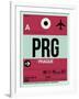 PRG Prague Luggage Tag 2-NaxArt-Framed Art Print