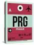 PRG Prague Luggage Tag 2-NaxArt-Stretched Canvas