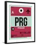 PRG Prague Luggage Tag 2-NaxArt-Framed Art Print