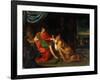 Priam and Achilles, 17th Century-Padovanino-Framed Giclee Print