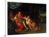 Priam and Achilles, 17th Century-Padovanino-Framed Giclee Print