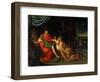 Priam and Achilles, 17th Century-Padovanino-Framed Giclee Print