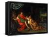 Priam and Achilles, 17th Century-Padovanino-Framed Stretched Canvas