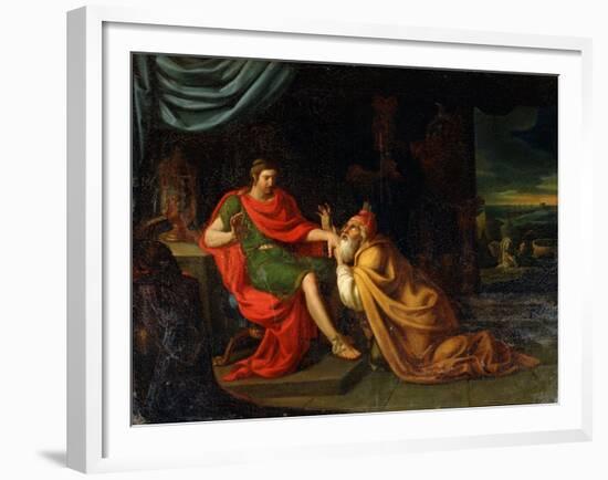 Priam and Achilles, 17th Century-Padovanino-Framed Giclee Print