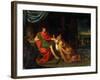 Priam and Achilles, 17th Century-Padovanino-Framed Giclee Print