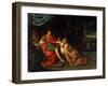 Priam and Achilles, 17th Century-Padovanino-Framed Giclee Print