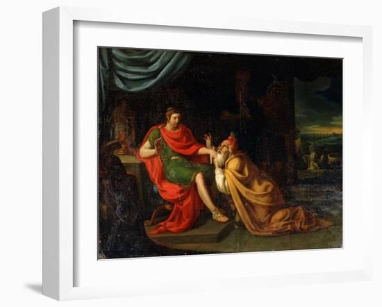 Priam and Achilles, 17th Century-Padovanino-Framed Giclee Print