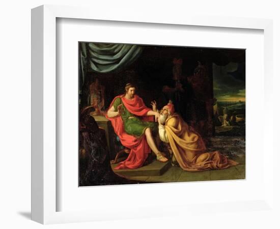 Priam and Achilles-Alessandro Padovanino-Framed Giclee Print