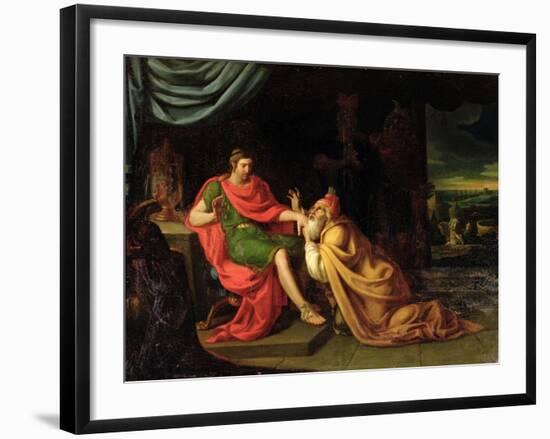 Priam and Achilles-Alessandro Padovanino-Framed Giclee Print