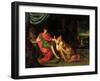 Priam and Achilles-Alessandro Padovanino-Framed Giclee Print