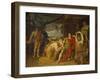 Priam Tearfully Supplicates Achilles, Begging for Hector's Body, 1824-Alexander Andreyevich Ivanov-Framed Giclee Print