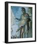 Priapus by Weighing His Penis. Fresco. Pompeii. Italy-null-Framed Giclee Print