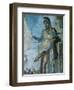 Priapus by Weighing His Penis. Fresco. Pompeii. Italy-null-Framed Premium Giclee Print