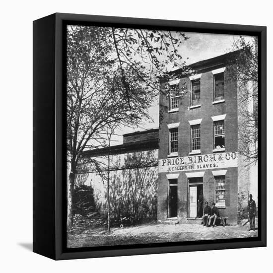 Price, Birch & Co., Dealers in Slaves, 1865-Science Source-Framed Stretched Canvas