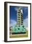 Price Tower, Bartlesville, Oklahoma, USA-Walter Bibikow-Framed Premium Photographic Print