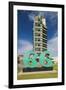 Price Tower, Bartlesville, Oklahoma, USA-Walter Bibikow-Framed Premium Photographic Print