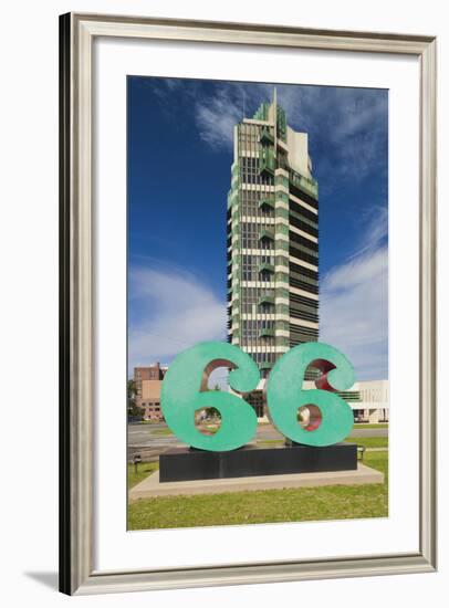 Price Tower, Bartlesville, Oklahoma, USA-Walter Bibikow-Framed Photographic Print