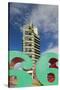 Price Tower, Bartlesville, Oklahoma, USA-Walter Bibikow-Stretched Canvas