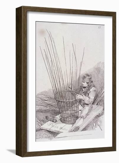 Prickle Maker, Cries of London, (C1819)-John Thomas Smith-Framed Giclee Print