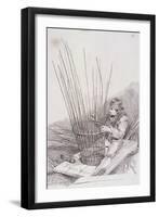 Prickle Maker, Cries of London, (C1819)-John Thomas Smith-Framed Giclee Print