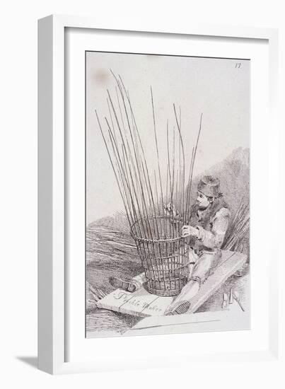 Prickle Maker, Cries of London, (C1819)-John Thomas Smith-Framed Giclee Print
