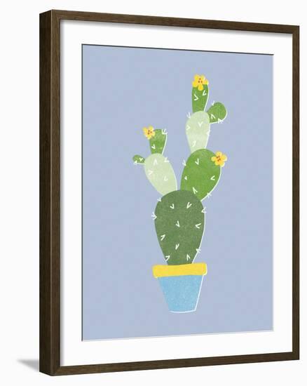 Prickly Cactus-Clara Wells-Framed Giclee Print