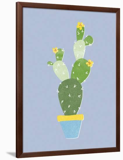 Prickly Cactus-Clara Wells-Framed Giclee Print